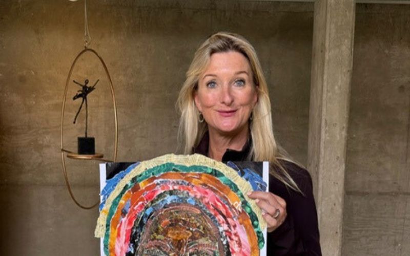 Victoria Newton-King, artist in residence.