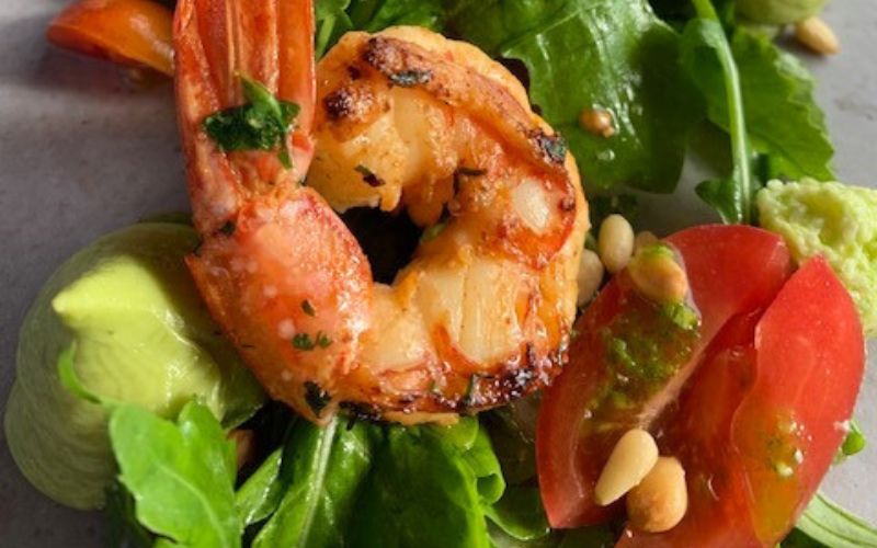 Delicious food adds to the luxury of Grootbos.