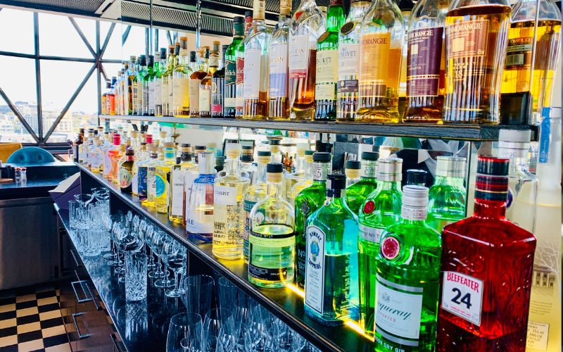The Silo Hotel rooftop bar in Cape Town.