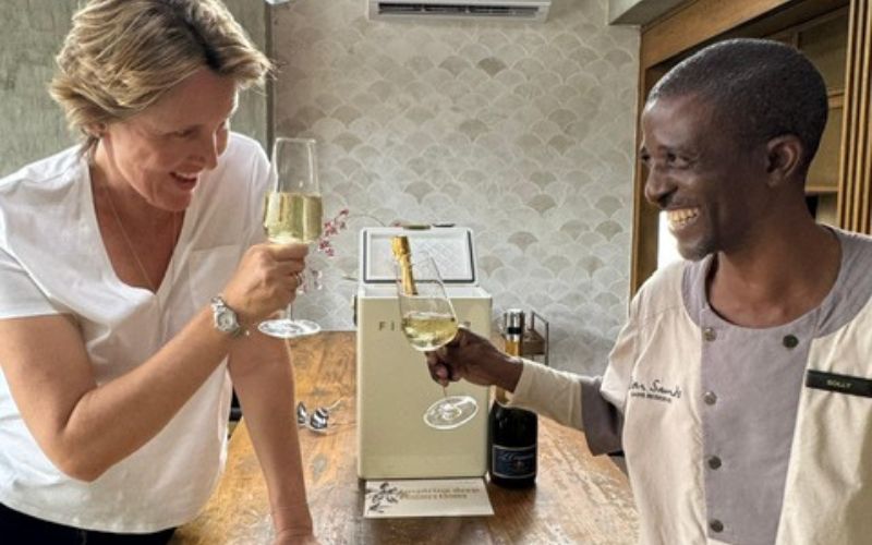 5 Star service-personalized and attentive at a luxury safari lodge.