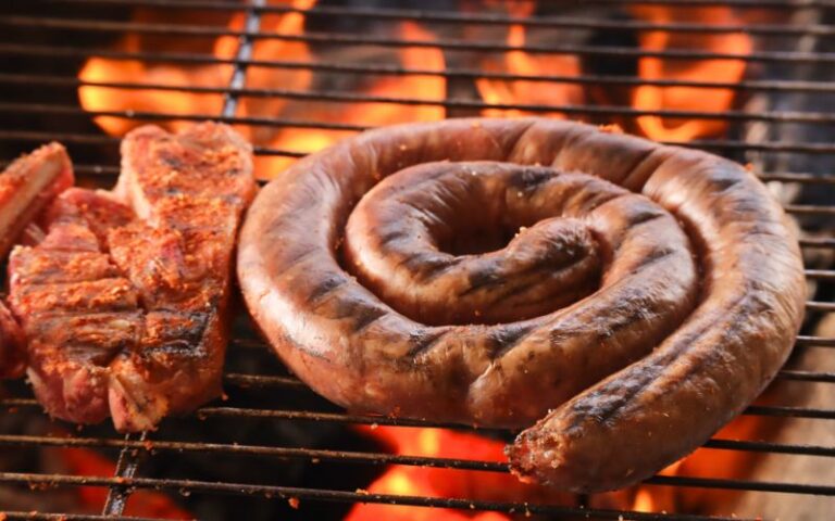 Is it expensive to eat South Africa? Surprisingly, local dishes like Boerewors are great value.