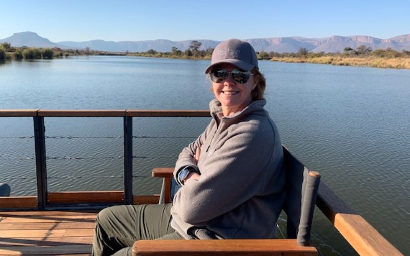 Enjoying Marataba Safari lodge water safari, one of the best luxury tented camps in South Africa.