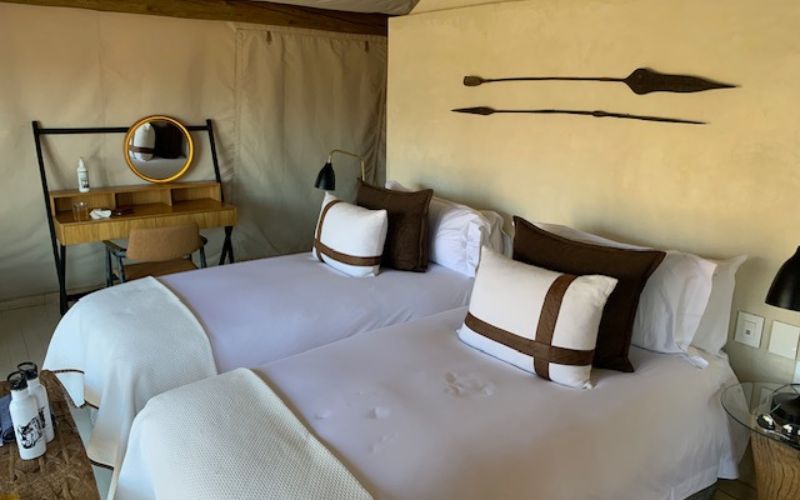 Marataba Safari Lodge, a luxury tented Camp in South Africa.