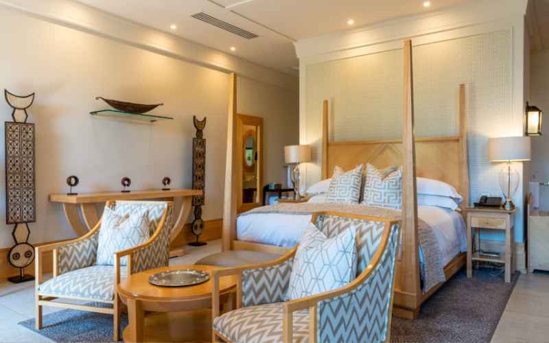 All out luxury in a Saxon Hotel suite.