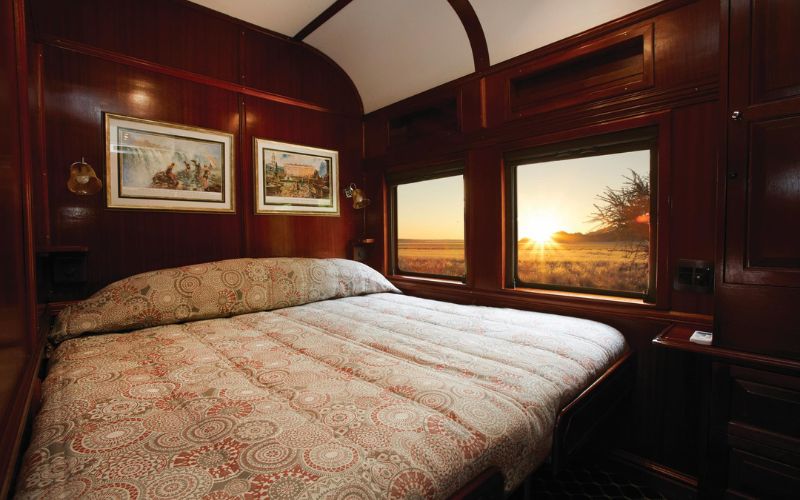 Luxury Train Journey South Africa-The Rovos Rail luxury suite experience.