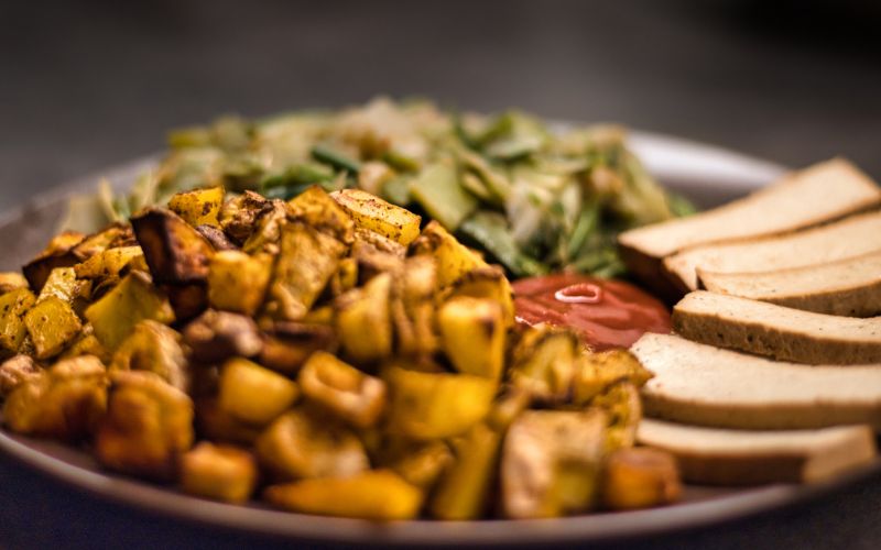 A delicious vegan meal.