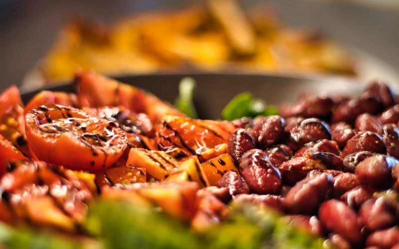 Rich and tasty vegan food.