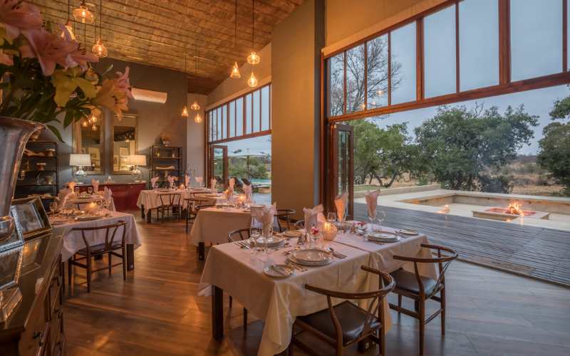 Food and dining experiences at Becks Safari Lodge 