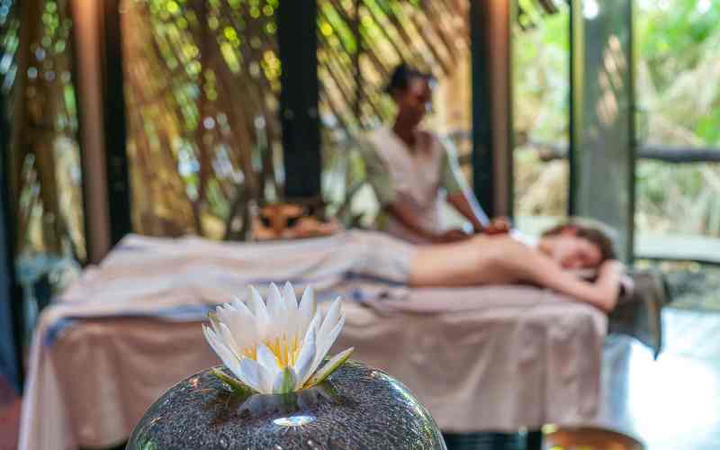 Spa treatments are a wonderful treat at a Botswana safari